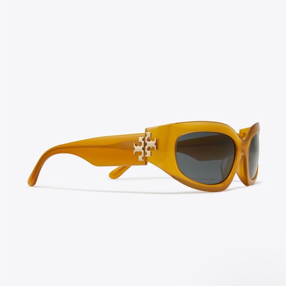 Tory Burch Eleanor Broken Logo Sunglasses - Picture 2 of 7